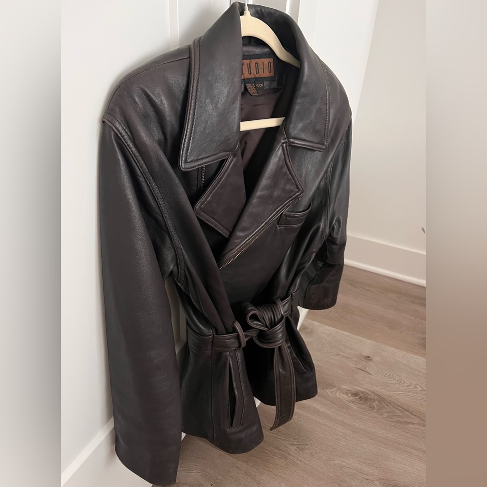 STUNNING Genuine Leather COAT